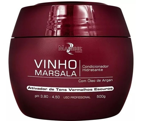 Hidrataçao Tonalizante Vinho Marssala 500g