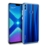 Capa Capinha Tpu Ultra Fina Huawei Honor 8x Pelicula D Vidro