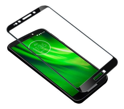 Mica Cristal Templado 9d Compatible Con Moto G6 Play