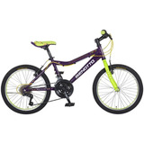 Bicicleta Benotto Montaña Melody R20 21v Niña Sunrace Fren V Color Morado/verde Claro Tamaño Del Cuadro Único