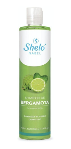 Shampoo Bergamota Crecimiento Cabello Alopecia Fortalece /sa