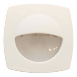 Luz De Cortesía Plástica Blanca 3 Leds Blanco Frío (59x59mm)