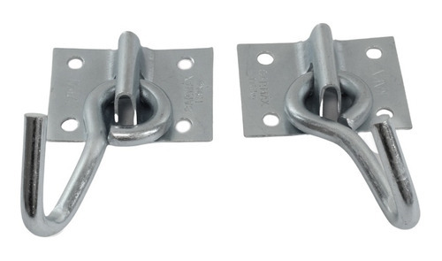 Gancho Rede 2 Pcs Sobrepor Zinc - Kala