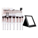 Cepillos De Maquillaje Ducare Set Professional 27 Piezas Esp