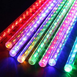 Luces Led Lluvia Meteoro 30cm 8 Tubos 192 Leds Impermeables