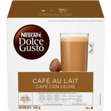 Cápsulas Dolce Gusto Nestlé 1 Caja X 16 Café Con Leche 