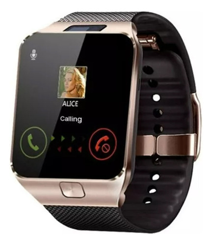 Relógio Com Celular Dz09 Smartwatch Com Chip E Câmera Phone