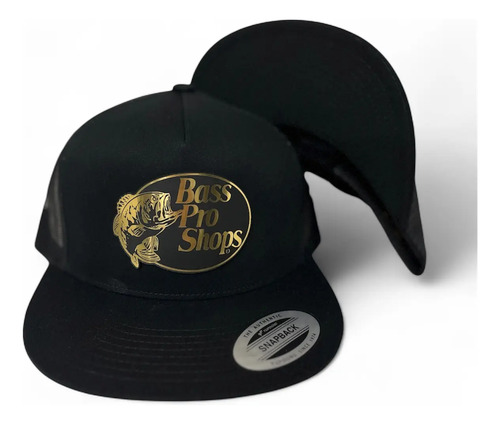 Gorras Bass Pro Shop Placa Gold Snapback | Envío gratis