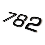 Números En Acrílico Para Frente Casa Domicilio 25cm (negro)
