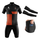 Uniforme Conjunto Ciclista Roupa Para Ciclismo Masculino Kom