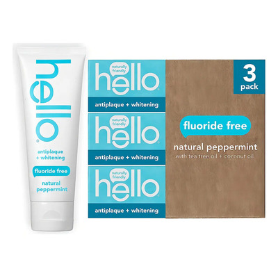 Hello Pasta De Dientes Blanqueadora Antiplaca, Pack 3 | Envío gratis