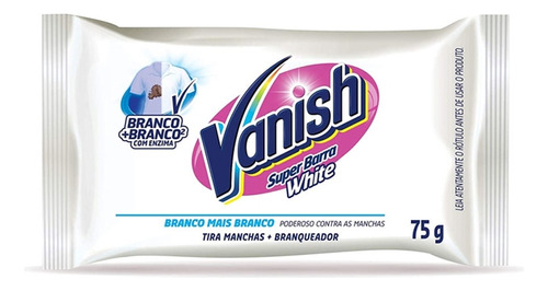 Alvejante Em Barra Roupa Branca 75g Vanish