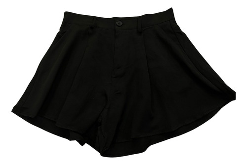 Short Coquette Con Pliegos 