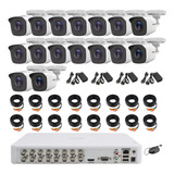 Kit Video Vigilancia Epcom 16 1080p Metal 