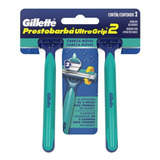 Barbeador Presto Ultragrip Cab Movel  Cartela C/ 2 (verde)