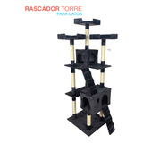 Torre Arbol Rascador Multinivel Para Descansar Con Escalera