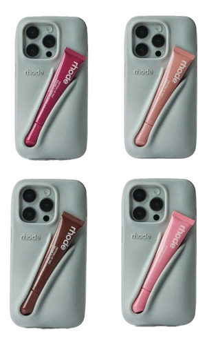 Combo Rhode Lip + Case Funda iPhone 15 Pro