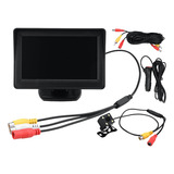 Monitor Hd De Respaldo Retrovisor De Coche De 4,3 Pulgadas C