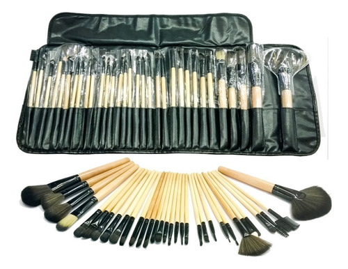 Set De 32 Pinceles Y Brochas Profesionales Para Maquillaje -