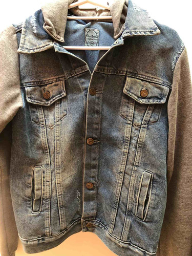 Campera Kout Jean Con Mangas De Friza