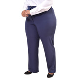 Calça Social Feminina Plus Size Fardamento Administradora 