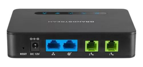 Grandstream Ht812 Ata Voip Com 2 Portas Fxs Roteador Nat Gig