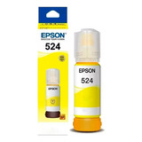 Tinta Epson 524 T524 L6580 L15150 L15160 Original Amarillo