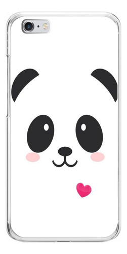 Capa Capinha De Celular Personalizada Urso Panda Branco