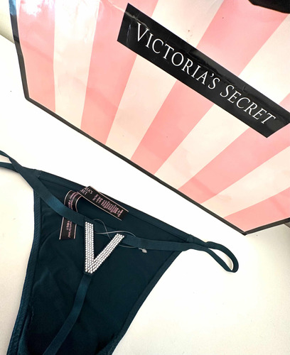 Victorias Secret Bombacha Less Brillos Strass 100% Orig 