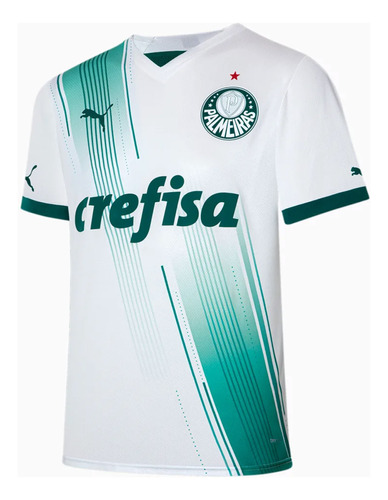 Camisa Palmeiras Away Branca Torcedor 2023 Original Oficial