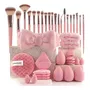 Kit De Cosmética 40 Piezas: Lavado Y Maquillaje Rosa , | Envío gratis
