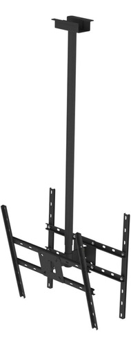 Suporte Teto 2tv 65 Vesa 600x400 120cm Giro 360 1,2m Preto