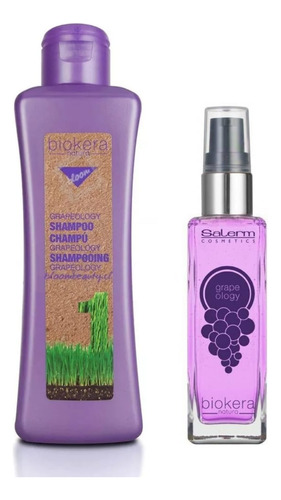 Shampoo Salerm Grapeology 300ml + Serum Pepita De Uva 60ml