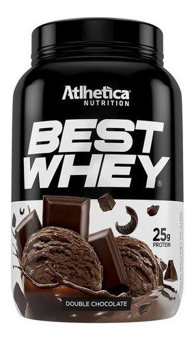 Best Whey Protein | Athletica Nutrition, Double Chocolate 900g