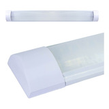 Lampara Led Plana 18w Antipolvo Sobreponer Transparente 60cm