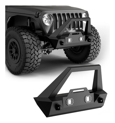 Parachoques Delantero Stubby Para Jk Jl Con Luces Led, Parac