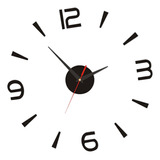 Reloj De Pared Diy, 40 Cm, Pequeño, Negro, Moderno, Simple,