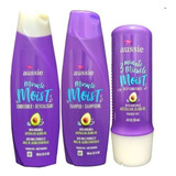 Kit Aussie Miracle Moist Abacate E Jojoba Shampoo + Condicio