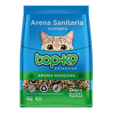 Arena Sanitaria Ecológica Top-k9 Manzana 2 Kilos