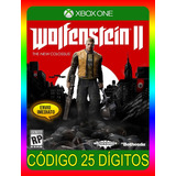 Wolfenstein 2 Colossus Xbox One - 25 Dígitos (envio Já)