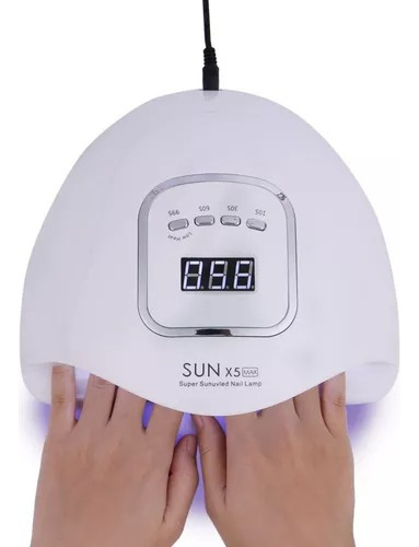 Cabina Secador Uñas Sun X5 Max 120w Uv Led Gelificadas 