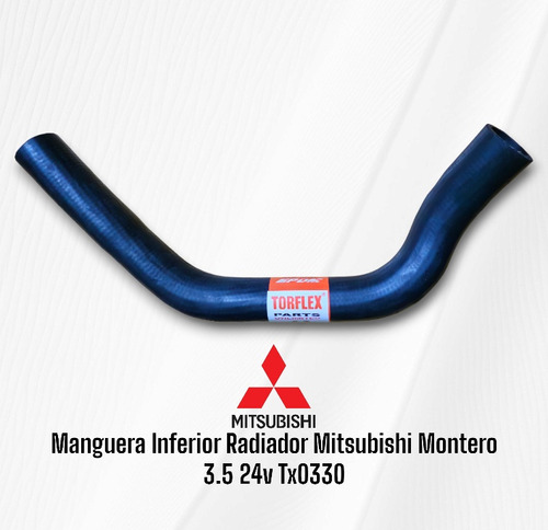 Manguera Inferior Radiador Mitsubishi Montero 3.5 24v Tx0330 Foto 2
