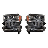 Par Faros Cv Silverado/cheyenne 2019-2020-2021 Leds Tyc