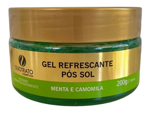 Gel Pós-sol Duotrato Gel Pós Bronze Natural Pofissional Gel Pós Sol Bronzeamento Natural Parafina Bronzeador Por 150g