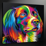 Quadro Cachorro Cão Canvas Animais Dog 60x60