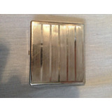 Coleccionista Antigua Caja Metal Plateado Porta Gillette 