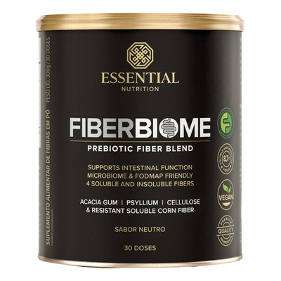 Fiber Biome Sabor Neutro Lata 300g - Essential Nutrition