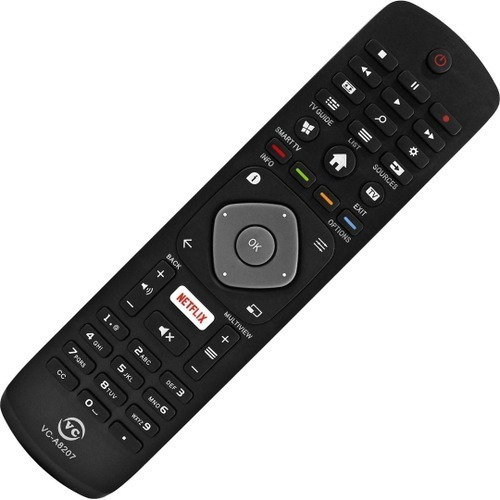 Controle Para Tv Philips Lcd Led Smart Botão Netflix