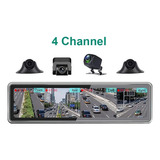 Espejo Retrovisor Dvr 12  4 Cámaras Android Auto 8