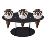 Acrylic Ice Cream Holder | Acrylic Ice Cream Rack With 3